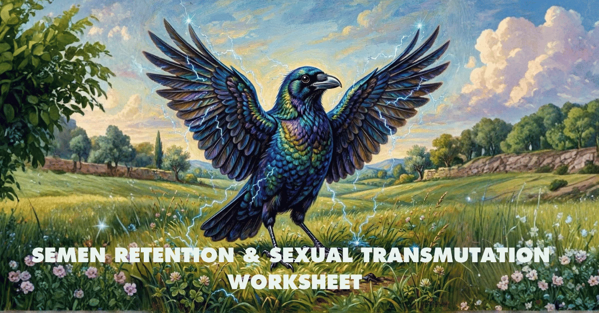 Semen Retention & Sexual Transmutation Worksheet
